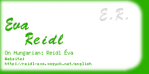 eva reidl business card